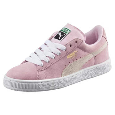 Puma Suede Tenisky Chlapcenske Ruzove Biele Zlate | GBLY-09315