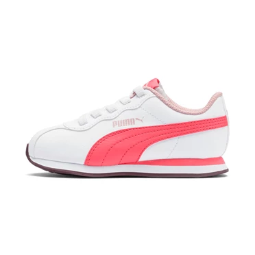 Puma Turin Ii Ac Tenisky Chlapcenske Biele Koralove | WFEK-45786