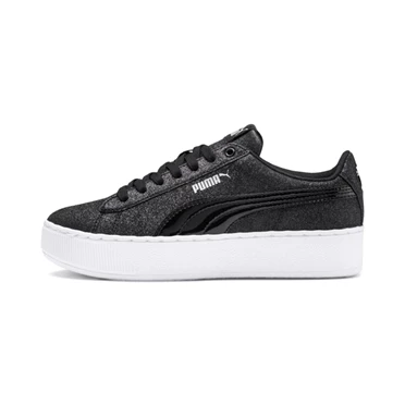 Puma Vikky Platform Glitz Tenisky Dievcenske Čierne | BLFS-72165