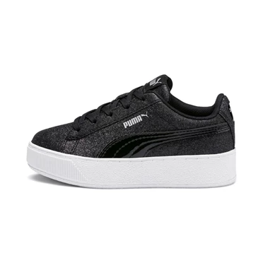 Puma Vikky Platform Glitz Tenisky Dievcenske Čierne | CVMG-32805