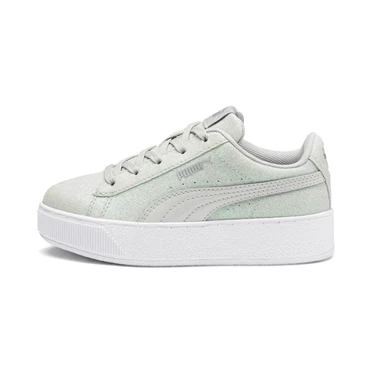 Puma Vikky Platform Glitz Tenisky Dievcenske Siva Nachový Siva Nachový | EGHS-05241