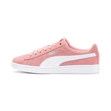 Puma Vikky V2 Suede Tenisky Dievcenske Ruzove Biele Strieborne | ZLIR-54703