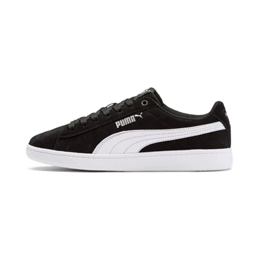 Puma Vikky V2 Suede Tenisky Dievcenske Čierne Biele Strieborne | SFLN-09784