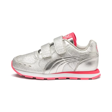 Puma Vista Glitz Tenisky Dievcenske Strieborne Koralove | SVGU-02871