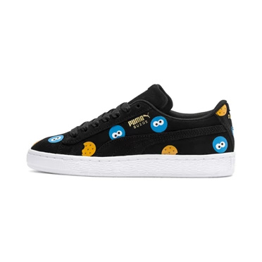 Puma X Sesame Street 50 Suede Badge Tenisky Dievcenske Čierne | MZWV-91248